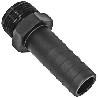 Gewinde-Fittings aus Kunststoff > 1 1/2 Zoll Gewinde-Fittings aus Kunststoff Schlauchtülle mit AG 1 1/2 Zoll AG x Tülle Ø 40mm