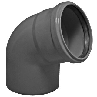 HT-Fittings für Abflußrohrsystem aus PP > Bogen Ø 32mm = DN32 15°