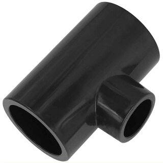 Klebe-Fittings aus Kunststoff (PVC) > T-Stück reduzierend (i-i r.-i) Für Rohr-AußenØ 50 x 25 x 50mm