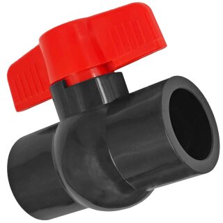 Klebe-Fittings aus Kunststoff (PVC) > Kugelhahn (i-i) Für Rohr-Außendurchmesser 25mm