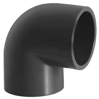 Klebe-Fittings aus Kunststoff (PVC) > 25mm PVC Fittings Winkel 90 Grad Für Rohr-Außendurchmesser 25mm