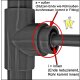 Klebe-Fittings aus Kunststoff (PVC) > Reduzierstück (a-i r.) StutzenØ 63mm auf Muffe 40mm